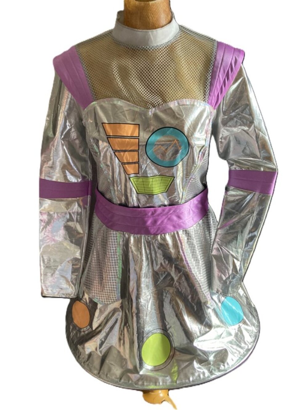 Women's Retro Robot Halloween Costume Size L